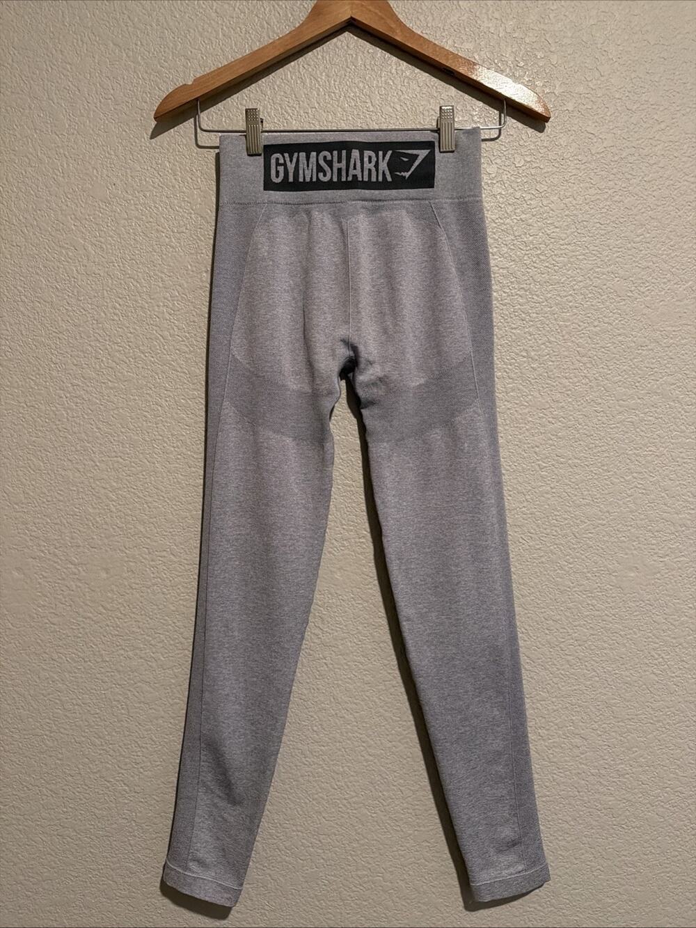 NEW Gymshark Pants Flex High Waisted Legging Yoga Athleisure Pull On Gray Purple